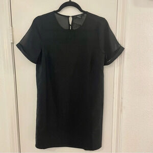 Forever21 Black Short Sleeve Woven Dress